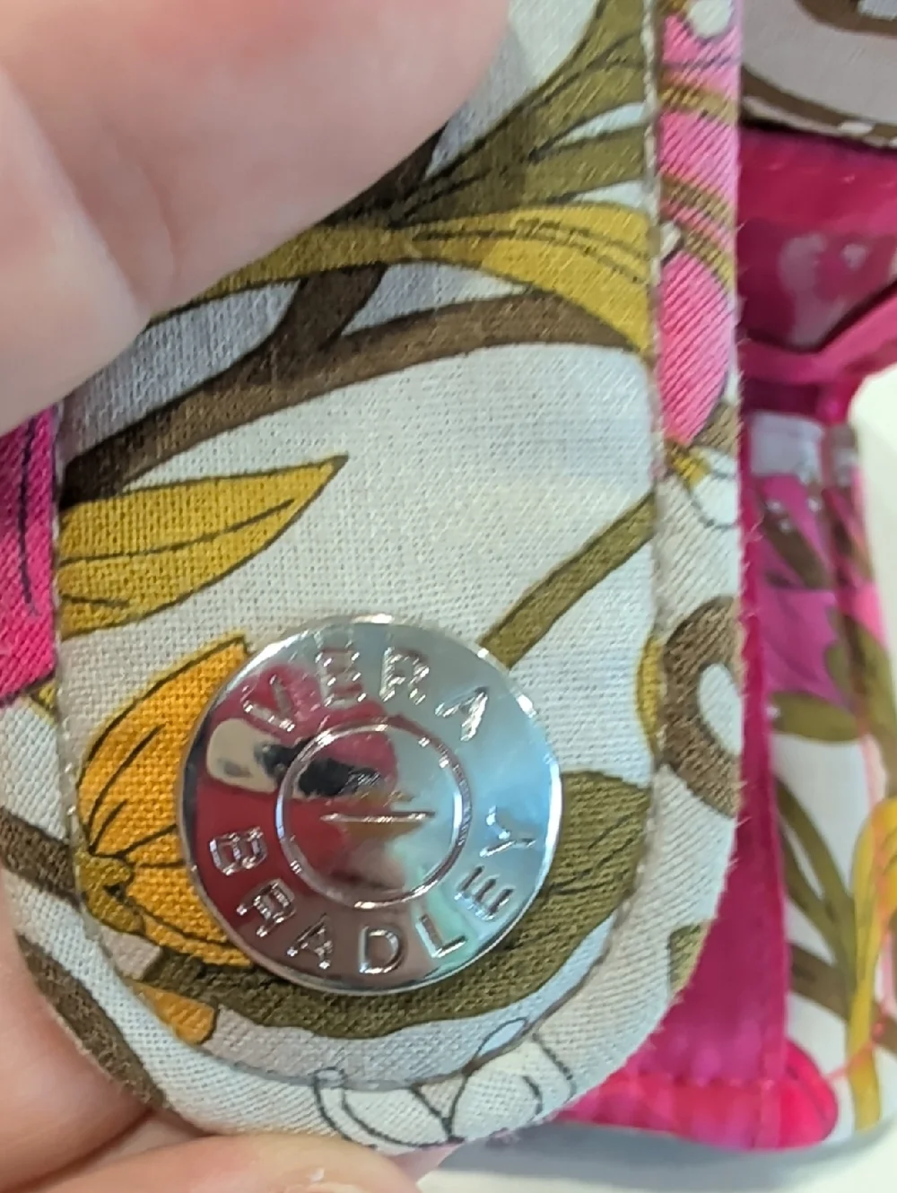 Vera Bradley Quilted Floral Zip Wallet - Pink Floral